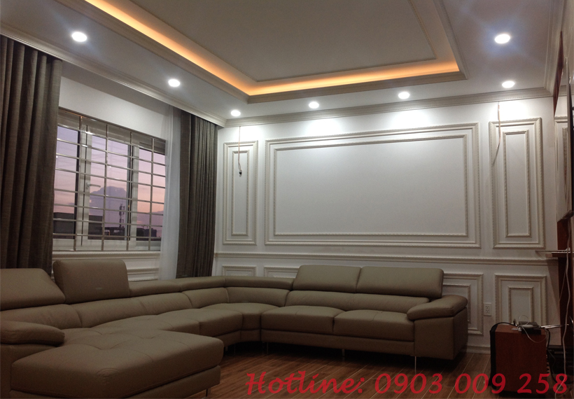 Thi Công Phào Chỉ Trần Nhà Đẹp Hàn Quốc Công Trình Anh Chánh Q3